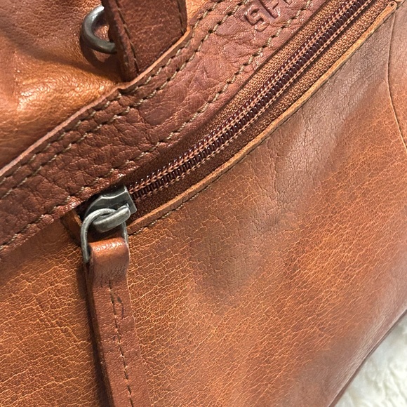 Spikes & Sparrow two tone Brown Leather Purse Handbag - Picture 6 of 16